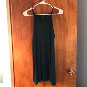 Forever 21 green spaghetti strap dress